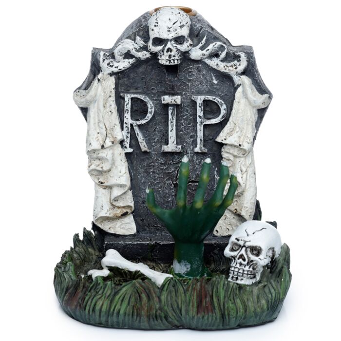 Popielnica na kadzidła z przepływem zwrotnym - RIP Dłoń Zombie Tombstone