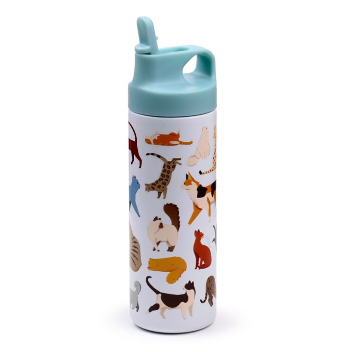Butelka termiczna ze stali nierdzewnej 500ml - Feline Fine Cats