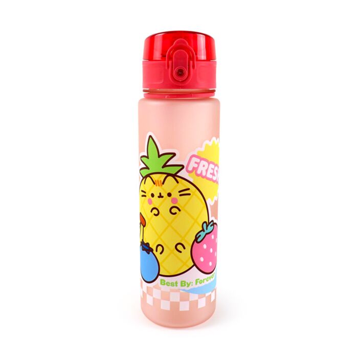 Butelka na wodę dla dzieci, plastikowa 600 ml - Pusheen Fruits
