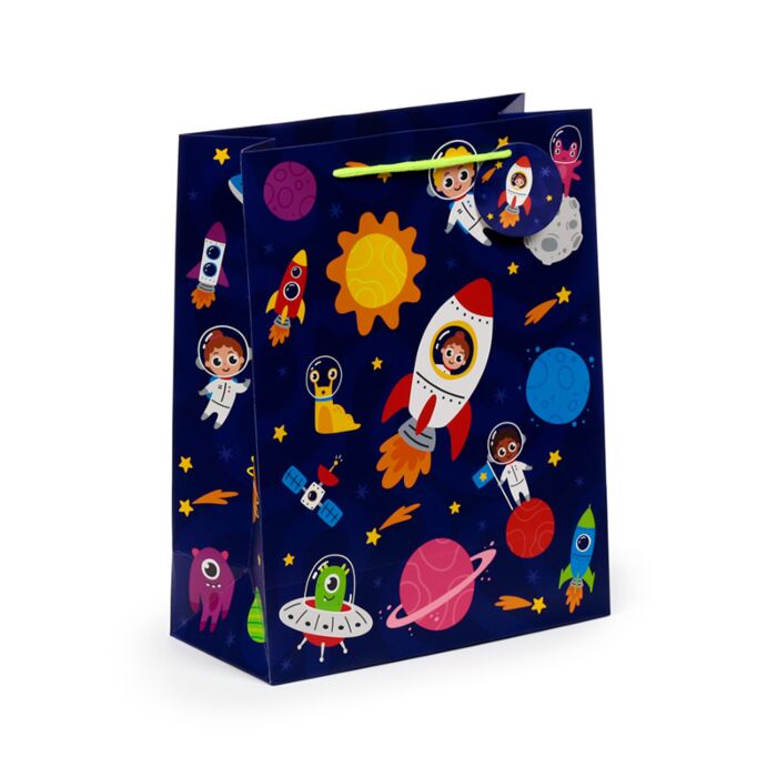 Torba na prezent - Space Cadet - rozmiar L