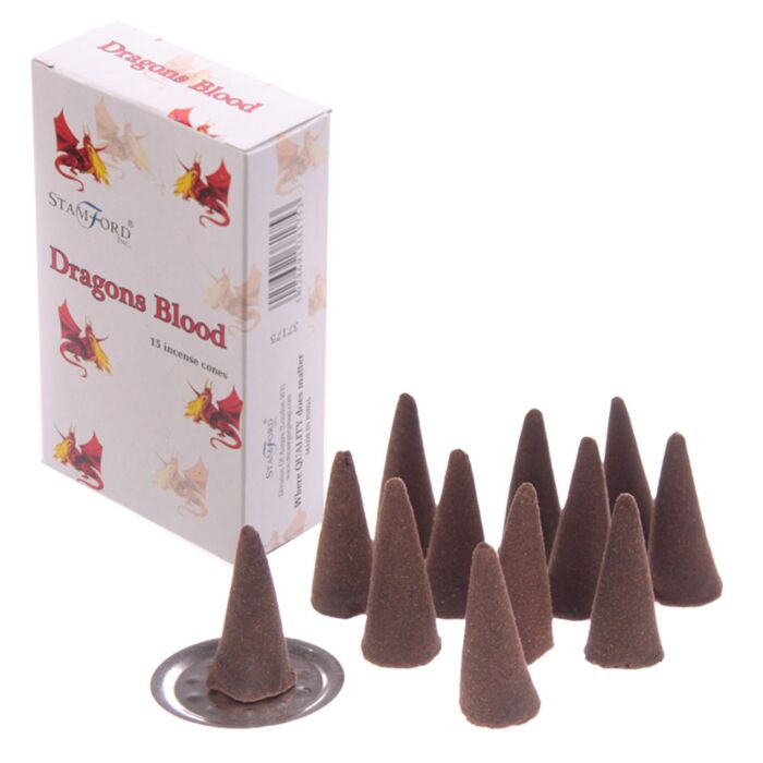 Kadzidełko stożkowe Stamford - o zapachu Dragons Blood 37175