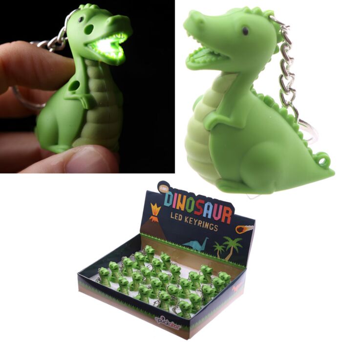 Brelok LED - Dinozaur