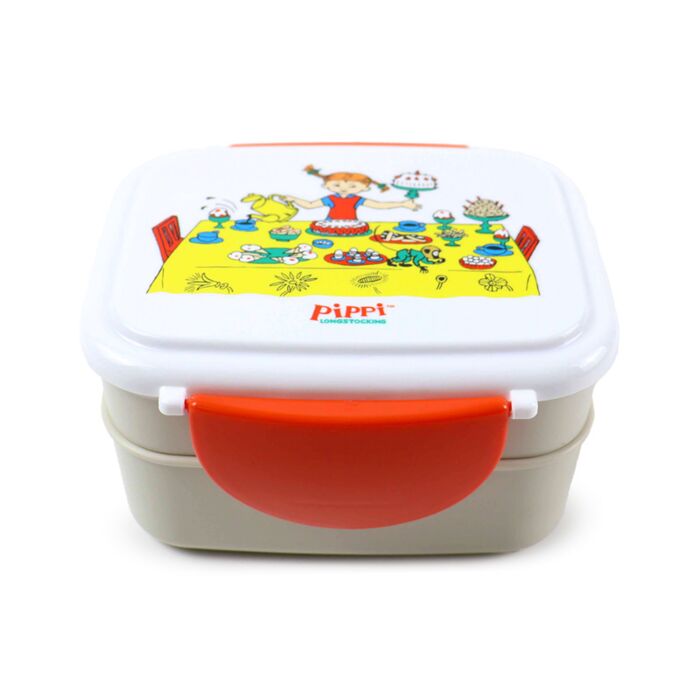 Pudełko na lunch ze sztućcami - Pippi Pończoszanka