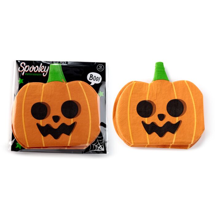 Serwetki papierowe 12szt - Dynia - Halloween