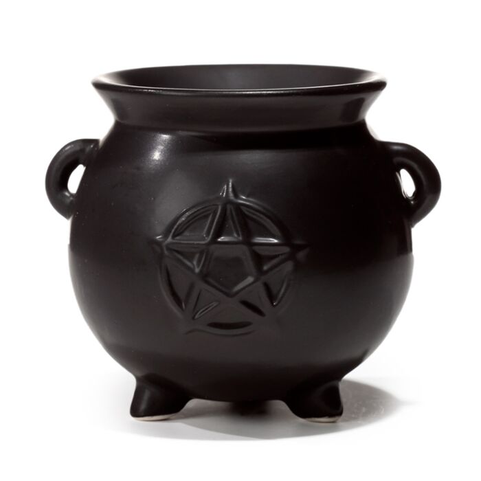 Kominek zapachowy – Kocioł czarownic Pentagram Czarny 