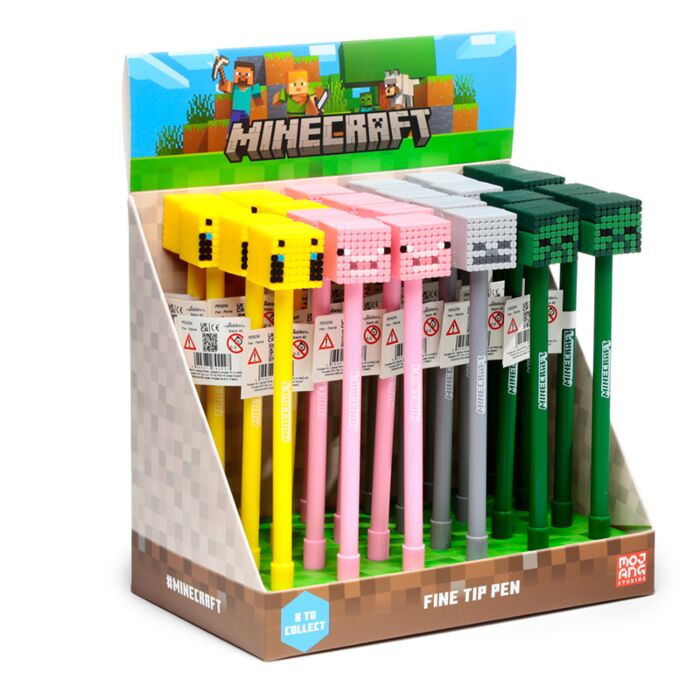 Cienkopis z silikonową nakładką -  Minecraft