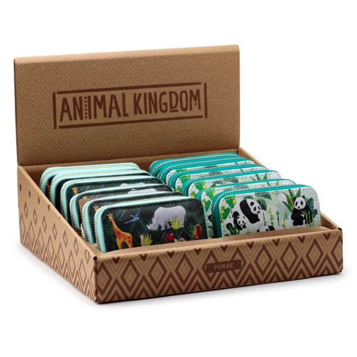 Portfel z zamkiem błyskawicznym - Animal Kingdom