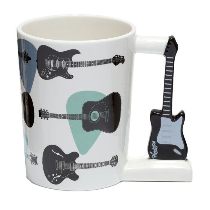 Kubek ceramiczny z uchwytem w kształcie gitary "Gitary Elektryczne Headstock"