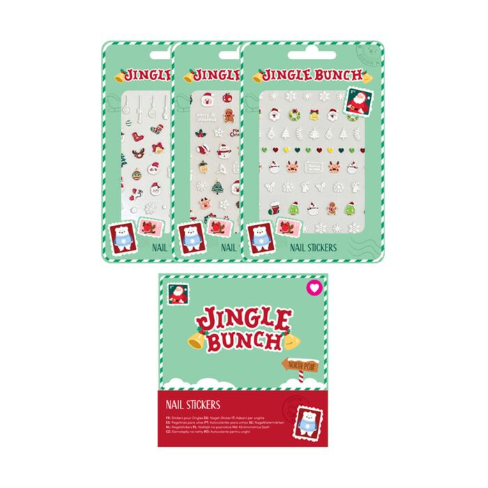 Naklejki na paznokcie- Jingle Bunch Christmas