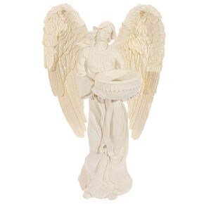 Stojak na podgrzewacz „tealight” 23cm - w kształcie stojącego anioła 