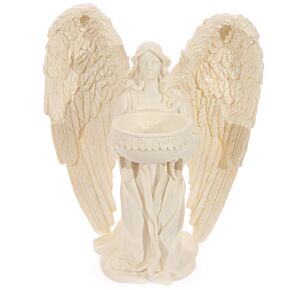 Stojak na podgrzewacz „tealight” 18 cm - w kształcie klęczącego anioła 