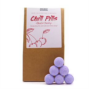 Kule do kąpieli ręcznie robione Chill Pill - Black Cherry