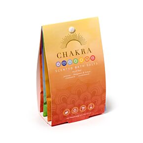 Sól do kąpieli,zestaw 4 saszetek - Chakra