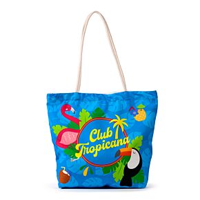 Torba plażowa płócienna-  Flamingo Club Tropicana