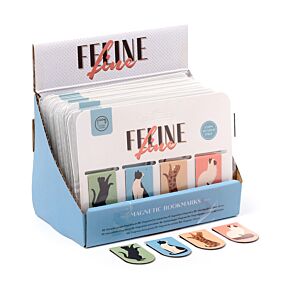 Zakładki magnetyczne do książek, zestaw -  Feline Fine Cats