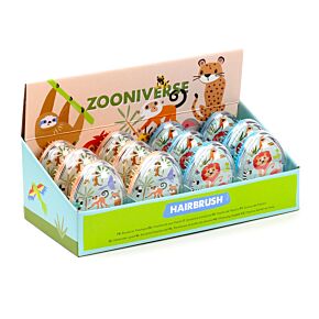 Szczotka do włosów brokatowa - Zooniverse