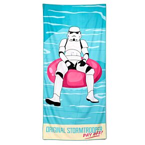 Ręcznik plażowy z mikrofibry  The Original Stormtrooper Wolny dzień na basenie