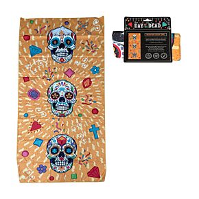 Ręcznik plażowy z mikrofibry - Day of the Dead
