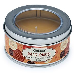 Świeca woskowa w puszce Goloka Palo Santo