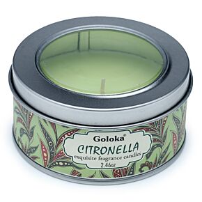 Świeca woskowa w puszce Goloka Citronella