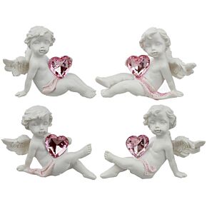 Figurka "Pokój Niebios" - Cherubinek z figlarnym sercem