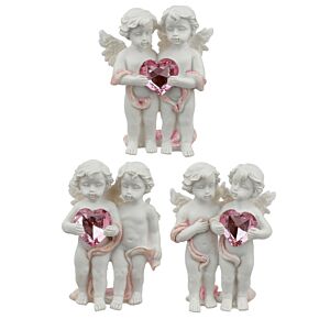 Figurka "Pokój Niebios - Wieczna Miłość" Para stojących cherubinków