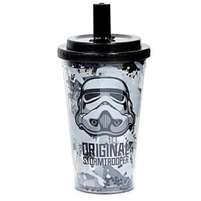 Kubek plastikowy ze słomką i pokrywką - The Original Stormtrooper