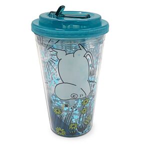Kubek z podwójnymi ściankami ze słomką i pokrywką Moomin Muminki
