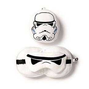 Poduszka podróżna i maska na oczy "Relaxeazzz" - Sztrumowiec Star Wars