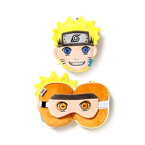 Pluszowa poduszka podróżna i maska ​​na oczy Relaxeazzz Naruto