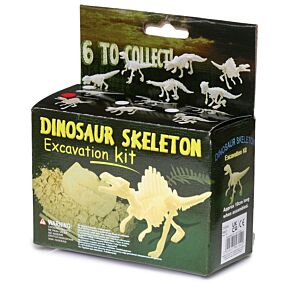 Zestaw wykopaliskowy mały szkielet dinozaura