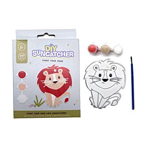 Zestaw DIY do malowania - Lew - DIY Suncatcher