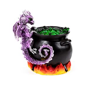 Figurka z LED - Kociołek ze smokiem - Dark Legends
