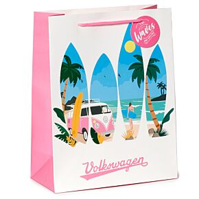 Torba na prezent Volkswagen Camper Bus The Waves are Calling– bardzo duża