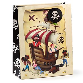 Torba na prezent "Jolly Rogers Pirates" duża