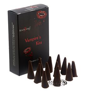 Czarne stożkowe kadzidełka Stamford -  Wampirza krew 37177