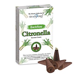 37423 Stożki do kadzidełek z przepływem zwrotnym Stamford - Citronella