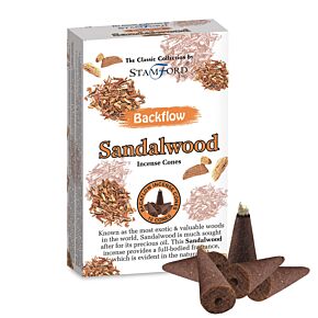 37430 Stożki kadzidełka Stamford Backflow - drzewo sandałowe