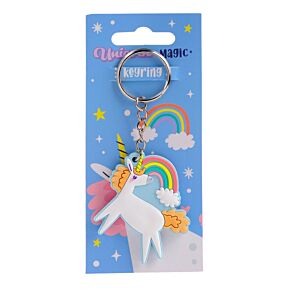 Brelok do kluczy - Jednorożec Magiczny Pomarańcz