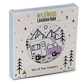 Podkładki pod kubek Zestaw 4 - Wildwood Caravan