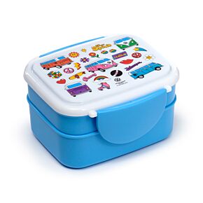Pudełko na lunch Bento Clip ze sztućcami- Volkswagen Camper Bus Retro