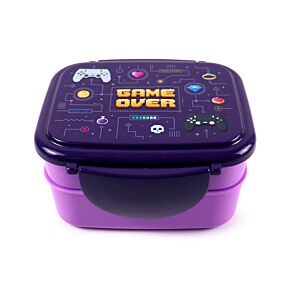 Pudełko na lunch ze sztućcami - Game Over