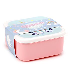 Pudełko na lunch, zestaw 3 (M/L/XL)– Jednorożec