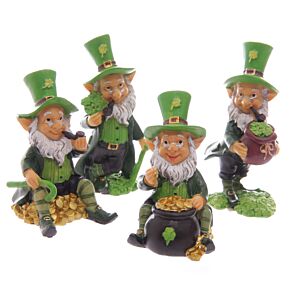 Figurki skrzata Leprechauna 9cm - 11cm