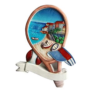 Magnes 3D –  Rakieta tenisowa i Plaża 
