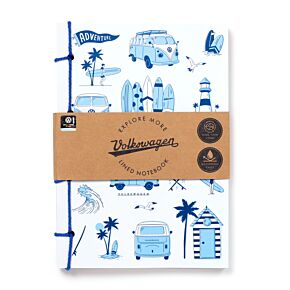 Notatnik w linie A5- Volkswagen Camper Bus Explore Beach