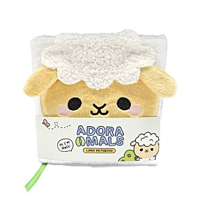 Puszysty pluszowy notatnik - Owca - Adoramals