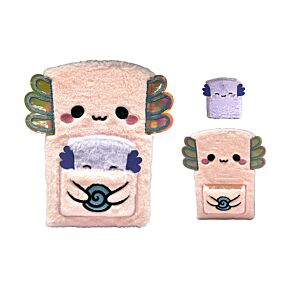 Pluszowy notatnik z etui i mininotatnikiem - Maddie the Axolotl - Adoramals