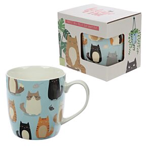 Kubek porcelanowy z kotem