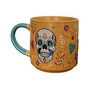 Kubek porcelanowy, duży - Day of the Dead